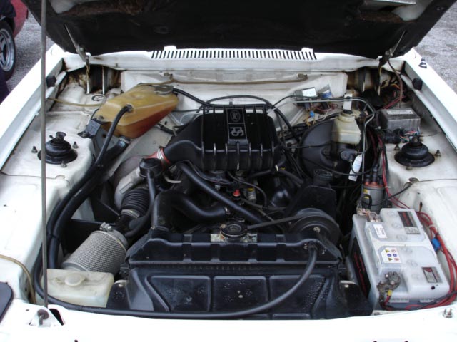 Ford Capri 2.8 Turbo, Chassis No. CJ22859 Engine Bay